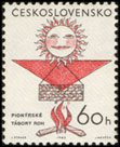 15. výročí Vítězného února 1948, 5. Všeodborový sjezd v Praze - táborový oheň