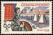 20. výročí osvobození Československa - výstavba těžkého průmyslu