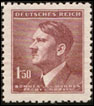 A. Hitler - 1,50 K červenohnědá