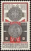 Celostátní výstava poštovních známek Brno 1966 - stříbrný tolar