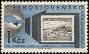 Celostátní výstava poštovních známke Bratislava 1960 - reprodukce známky