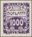 Doplatní - ornamentální kresba - 1000 h fialová