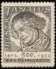 Mistr Jan Hus - 5 Kčs šedočerná