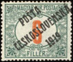 Pošta československá 1919 - Doplatní známky z let 1915 - 1918 - 6 f zelená