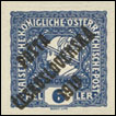Pošta československá 1919 - Novinové známky z roku 1916 - 6 h modrá