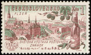 Světová výstava poštovních známek Praga 1962 - Plzeň