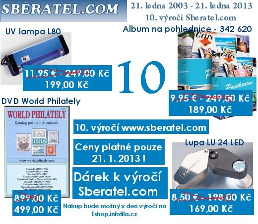 10. výročí portálu Sberatel.com 10. výročí portálu Sberatel.com