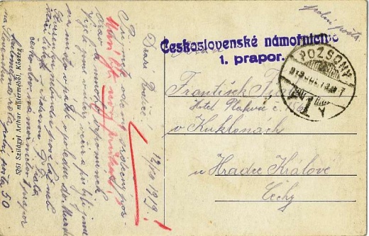 100 let od zřízení polní pošty československé armády 100 let od zřízení polní pošty československé armády