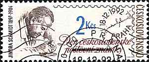 Památní známka z roku 1992