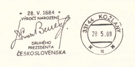 125. výročí narození Dr. Edvarda Beneše 125. výročí narození Dr. Edvarda Beneše