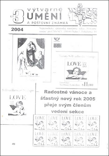 Výtvarné umění a poštovní známka 3/2004