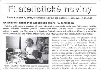 Filatelistické noviny 4/2005