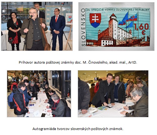 25 rokov slovenskej známkovej tvorby - otvorená 25 rokov slovenskej známkovej tvorby - otvorená