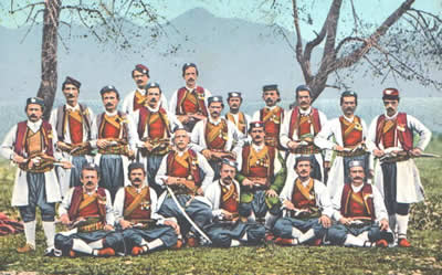 Černohorský válečný národní sbor z Cetinje