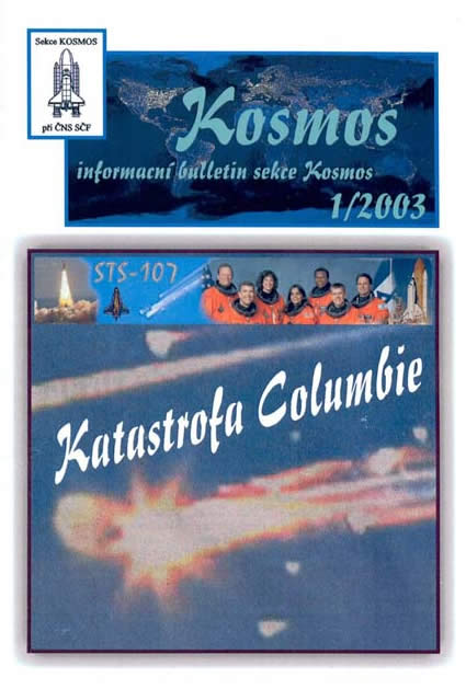 Obálka zpravodaje Kosmos
