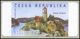 Česká automatová známka z roku 2002