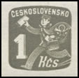 Československá novinová známka z roku 1947