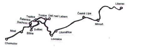 Mapka tratí (původní stav)