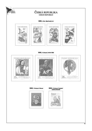 Albové listy POMfila Česká republika 1993-2005 v luxusním provedení Albové listy POMfila Česká republika 1993-2005 v luxusním provedení
