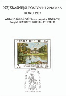 Nejkrásnější poštovní známka České republiky roku 1997
