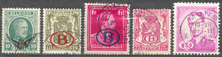 Belgické železniční známky Belgické železniční známky