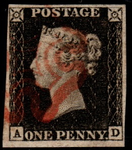 Black Penny - první známka světa a její historický význam pro filatelii