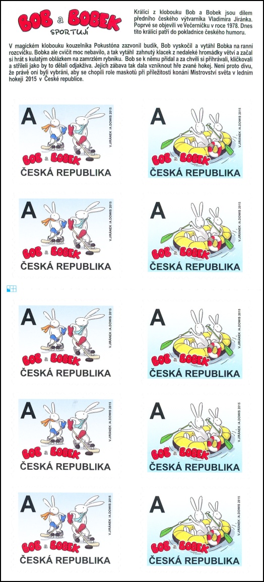 Bob a Bobek - známkový sešitek Bob a Bobek - známkový sešitek