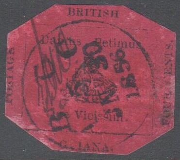 Britská Guyana na světových aukcích a červená 4 centovka z roku 1856 ve sbírce českého filatelisty
