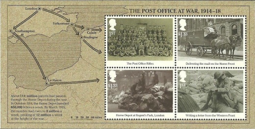 Britská polní pošta za první světové války Britská polní pošta za první světové války