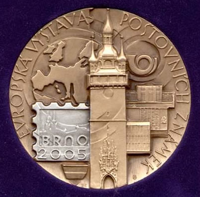 Brno 2005 - ocenění Mladého sběratele a katalogu World Philately Brno 2005 - ocenění Mladého sběratele a katalogu World Philately