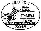 Střevlík zrnitý (C. granulatus) na německém razítku z r. 1993
