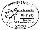 Carabus nemoralis na německém razítku z r. 1993