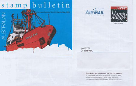 Bulletin australské poštovní správy