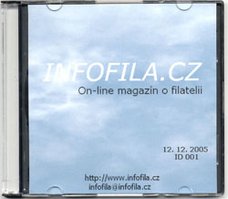 CD-ROM plný filatelie on-line magazínu Infofila CD-ROM plný filatelie on-line magazínu Infofila