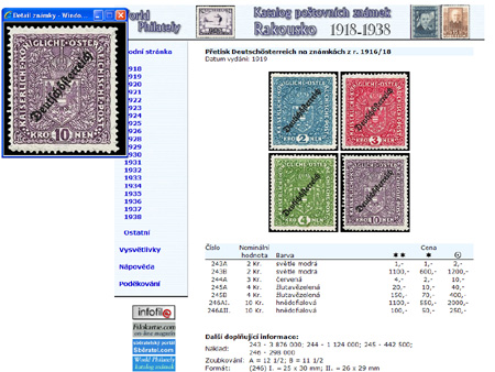 CD-ROM World Philately 2009 – Rakousko (1918-1938) - novinka! CD-ROM World Philately 2009 – Rakousko (1918-1938) - novinka!