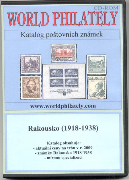 CD-ROM World Philately 2009 – Rakousko (1918-1938) - novinka! CD-ROM World Philately 2009 – Rakousko (1918-1938) - novinka!