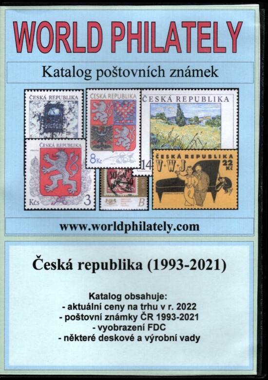 Ceník - katalog poštovních známek - Česká republika (1993-2021) - World Philately 2022