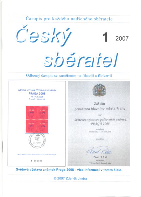 Český sběratel 1/2007 Český sběratel 1/2007