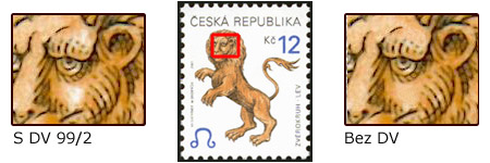 ZP 99/2 - bílé skvrny nad a pod levým okem