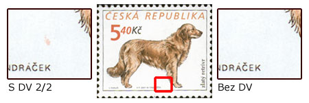 ZP 2/2 - oranžová skvrna nad 'K' ONDRÁČEK (č.n.)