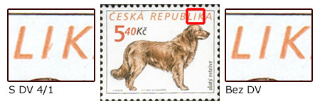 ZP 4/1 - okrová skvrna na 'I' REPUBLIKA