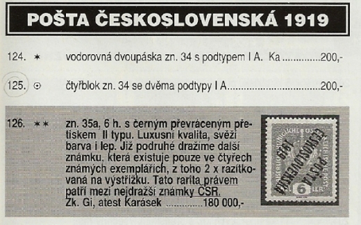 Další padělky PČ 1919 prodané v ČR za stovky tisíc Další padělky PČ 1919 prodané v ČR za stovky tisíc