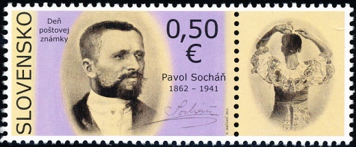 Deň poštovej známky: Pavol Socháň (1862 – 1941) Deň poštovej známky: Pavol Socháň (1862 – 1941)