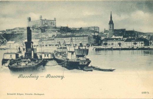 Dobové pohlednice Bratislavy