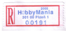 Dopisnice, příležitostné razítko a příležitostná R-nálepka HobbyMania 2006 Dopisnice, příležitostné razítko a příležitostná R-nálepka HobbyMania 2006