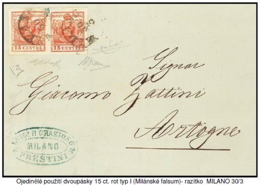 Emise 1850 v měně CENTIMES - padělky ke škodě pošty Emise 1850 v měně CENTIMES - padělky ke škodě pošty