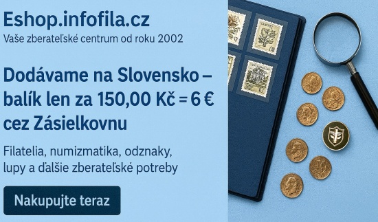 Eshop.infofila.cz - dodáváme sběratelské potřeby i známky na Slovensko Eshop.infofila.cz - dodáváme sběratelské potřeby i známky na Slovensko