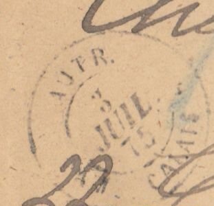 Falza celistvostí frankovaných známkou 50 Kreuzer rakouské emise z roku 1867 Falza celistvostí frankovaných známkou 50 Kreuzer rakouské emise z roku 1867