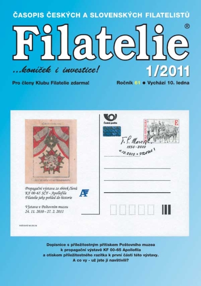 Filatelie 1/2011 Filatelie 1/2011