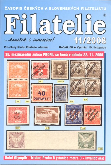 Filatelie 11/2008 Filatelie 11/2008